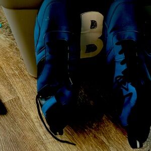 Joomra,  men's 47, blue and black, tried on